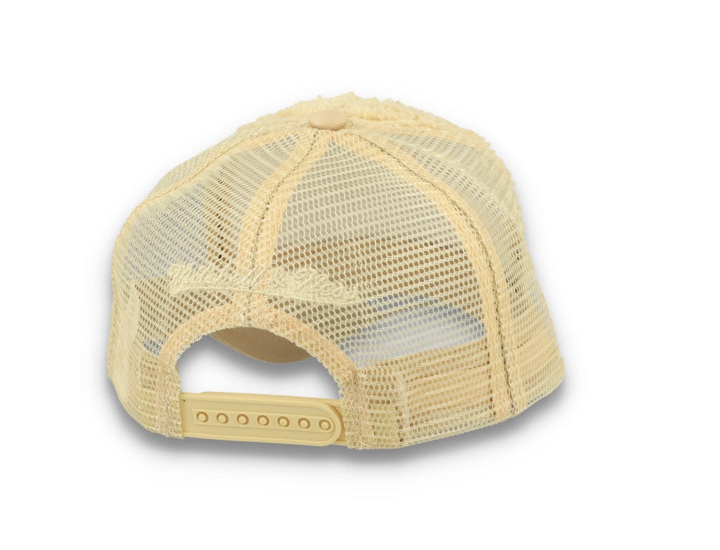 Trucker Cap NBA Sherpa Trucker Milwaukee Bucks Off White - LOKK