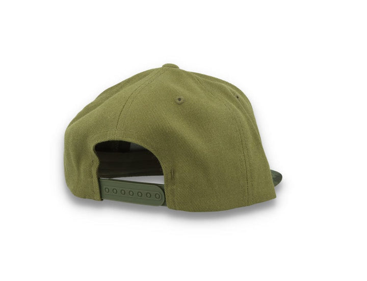 Yupoong Snapback Camo Visor 6089CV Olive Green - LOKK