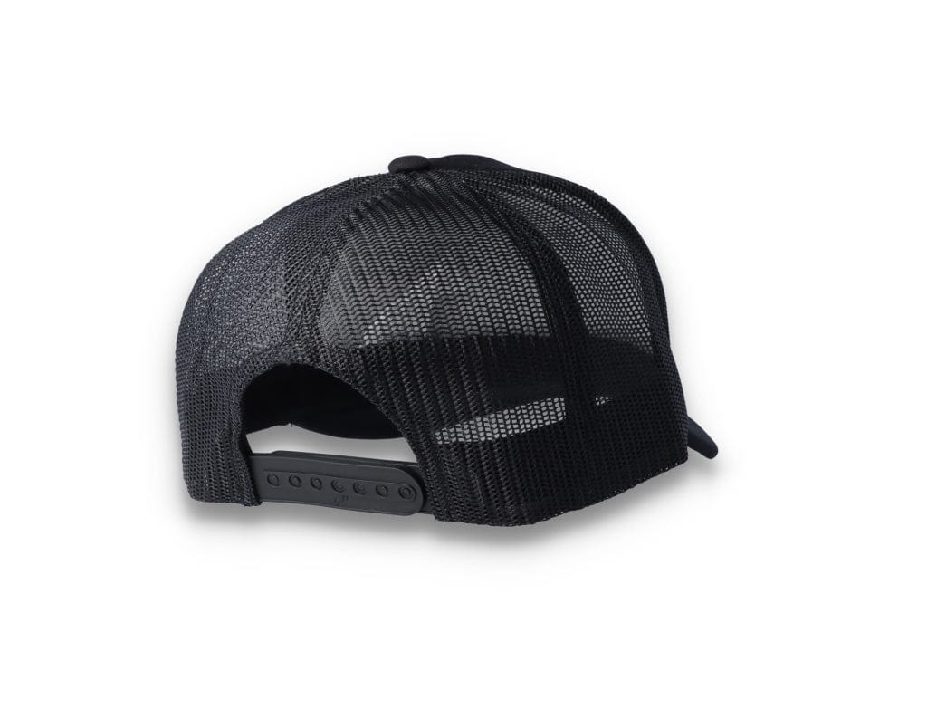 Black Trucker Cap Foam Curved Visor 6005FC - Yupoong - LOKK