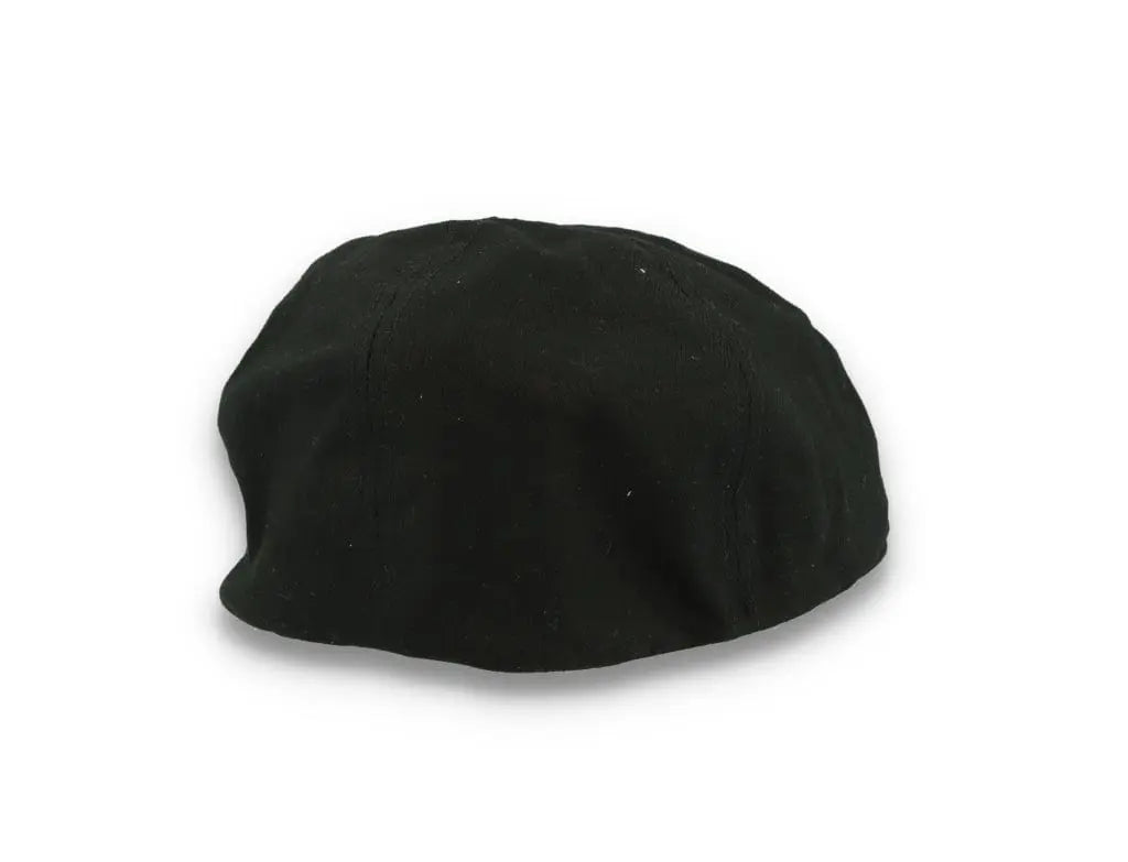 Flexfit Sixpence Black Flat Cap - LOKK