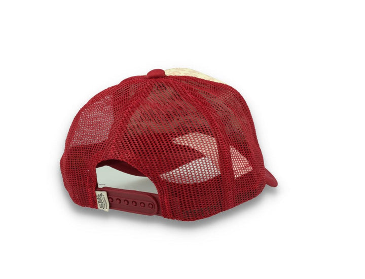 Von Dutch Trucker Cap Tampa Foam All Over Print Red/Blue - LOKK