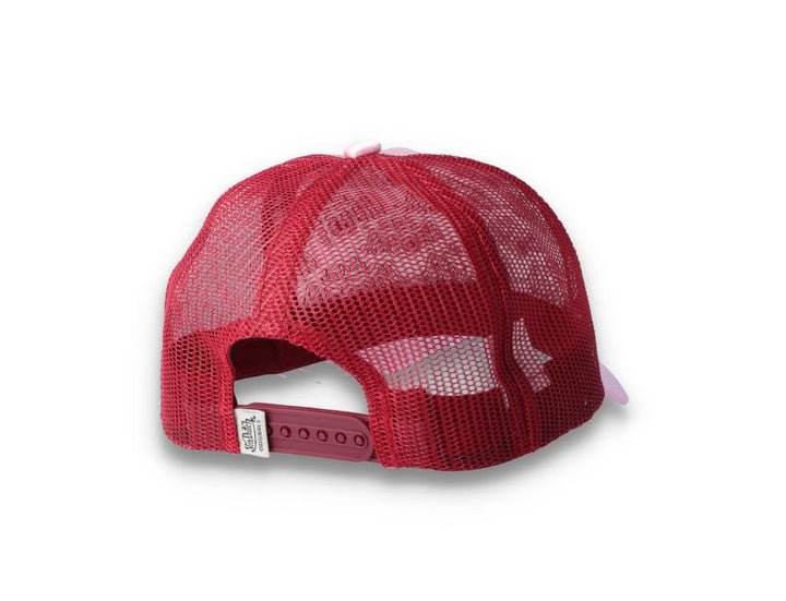 Von Dutch Trucker Cap Satin Pink/Red - LOKK