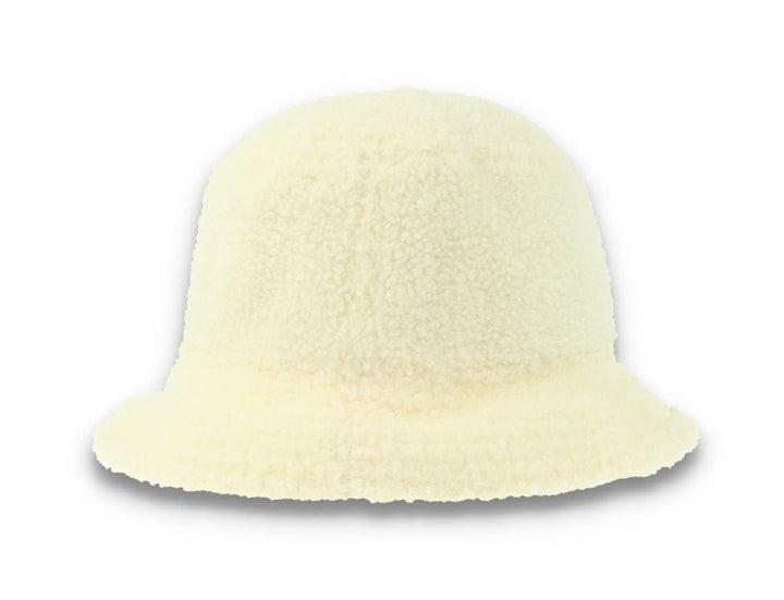 Bucket Hat Womens Borg Off-White - LOKK