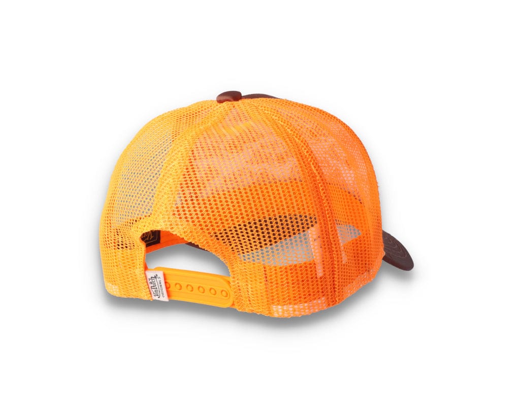 Von Dutch Trucker Cap Satin Brown/Orange - LOKK