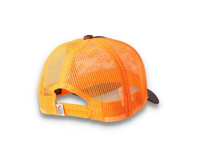 Von Dutch Trucker Cap Satin Brown/Orange