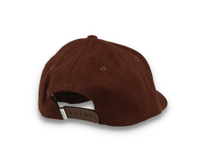 Wool II Baseball Cap Coffee Brown/Ivory - LOKK
