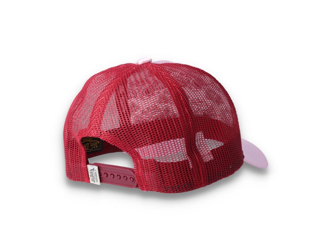 Von Dutch Trucker Cap Satin Pink/Red - LOKK