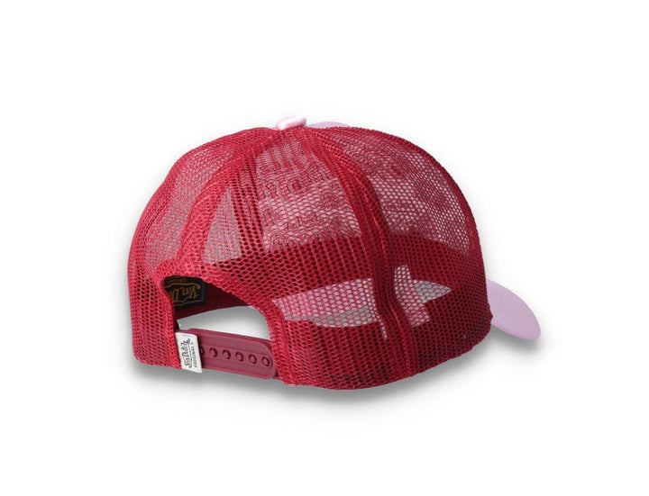 Von Dutch Trucker Cap Satin Pink/Red - LOKK