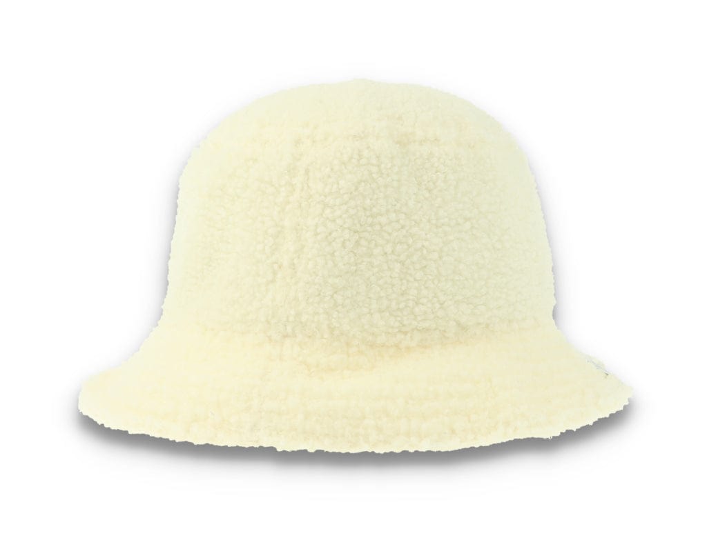 Bucket Hat Womens Borg Off-White - LOKK