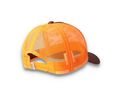 Von Dutch Trucker Cap Satin Brown/Orange