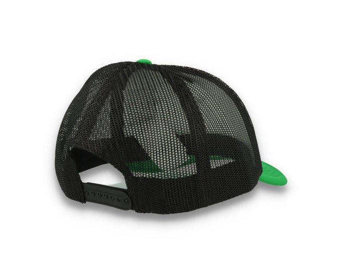 Trucker Cap White/Green/Black Atlantis Rapper Foam - LOKK