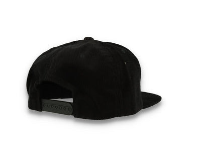 Yupoong 6508 Premium Corduroy Snapback Black