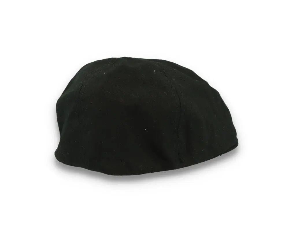 Flexfit Sixpence Black Flat Cap - LOKK