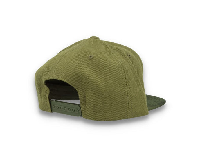 Yupoong Snapback Camo Visor 6089CV Olive Green - LOKK