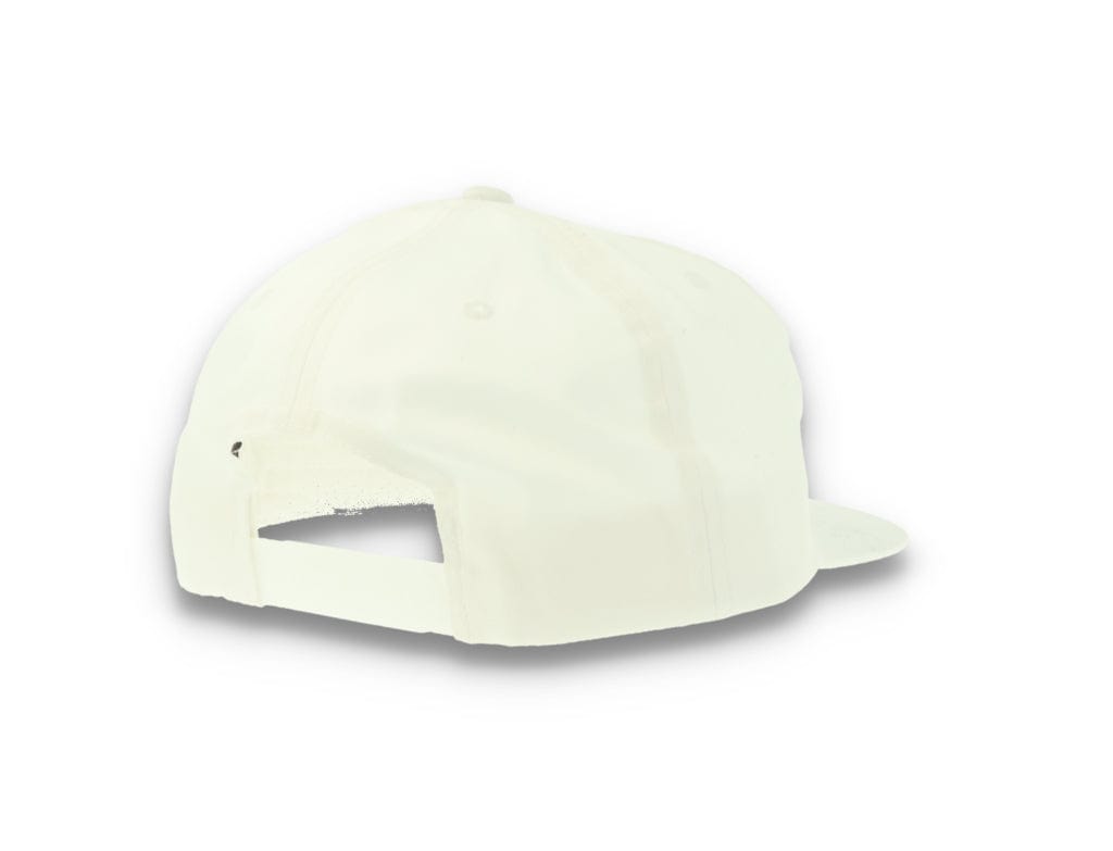 Yupoong 6502 Unstructured 5-Panel Snapback Cap White - LOKK