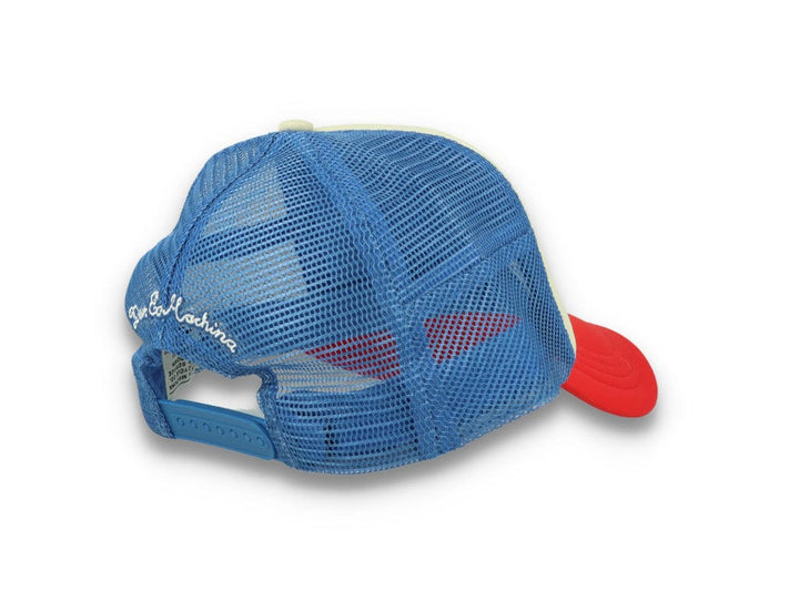 Trucker Cap Deus Ex Machina Baylands Blue/Beige/Red - LOKK