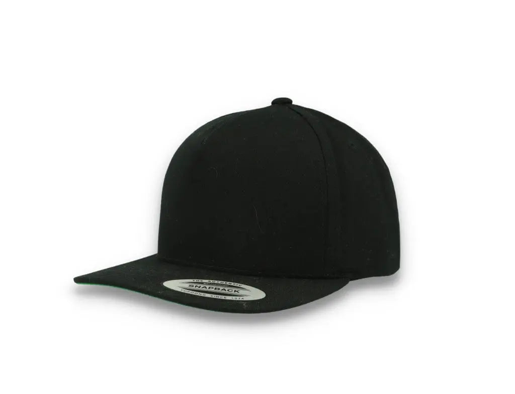 Yupoong Classic 5-Panel Snapback 6007 Black - LOKK