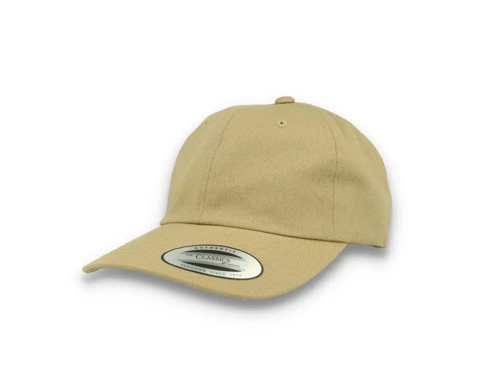 Khaki Dad Cap Low Profile Cotton Twill - Yupoong 6245CM - LOKK