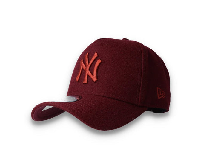 9FORTY A-Frame Melton Wool NY Yankees Maroon - LOKK