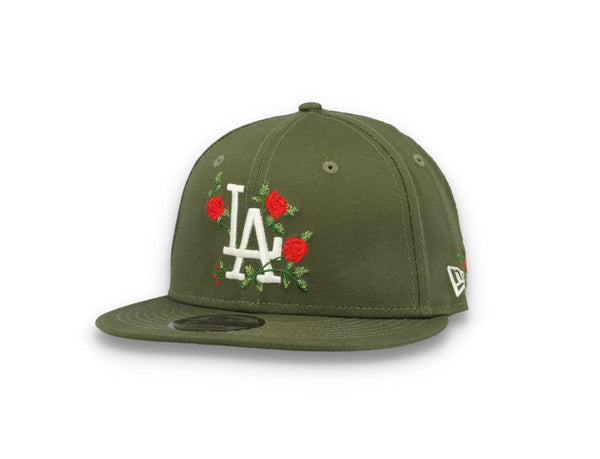 9FIFTY Flower Los Angeles Dodgers New Olive - LOKK