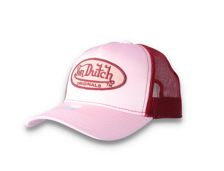 Von Dutch Trucker Cap Satin Pink/Red - LOKK
