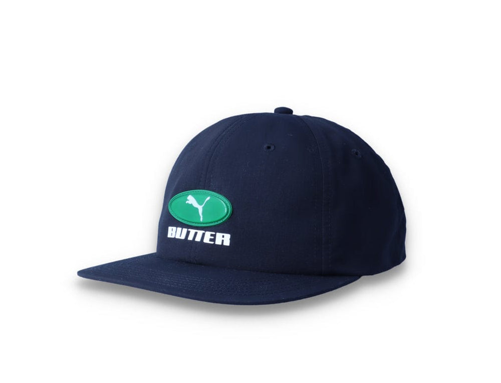 PUMA x BUTTER GOODS Flatbrim Cap Puma Black/Amazon Green - LOKK