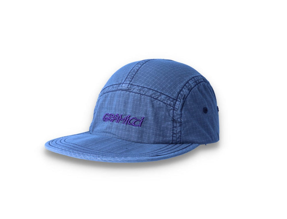 Cap 5-Panel Bedrock Blue Pigment - LOKK
