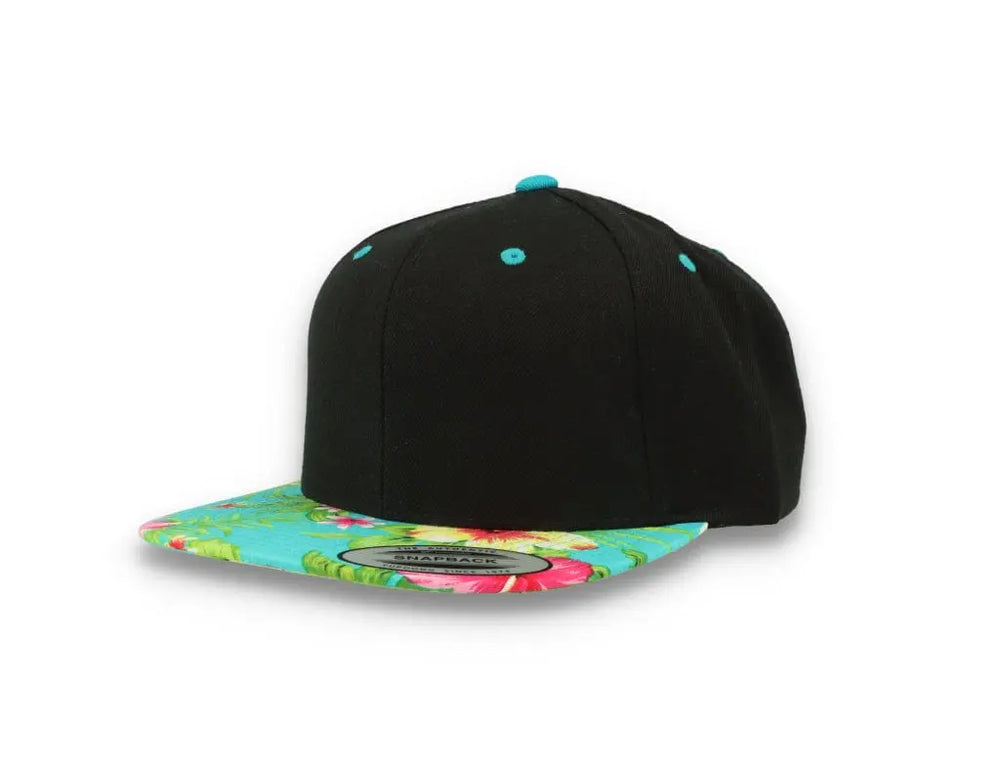 Yupoong Snapback Hawaii 6089HW Black/Aqua - LOKK