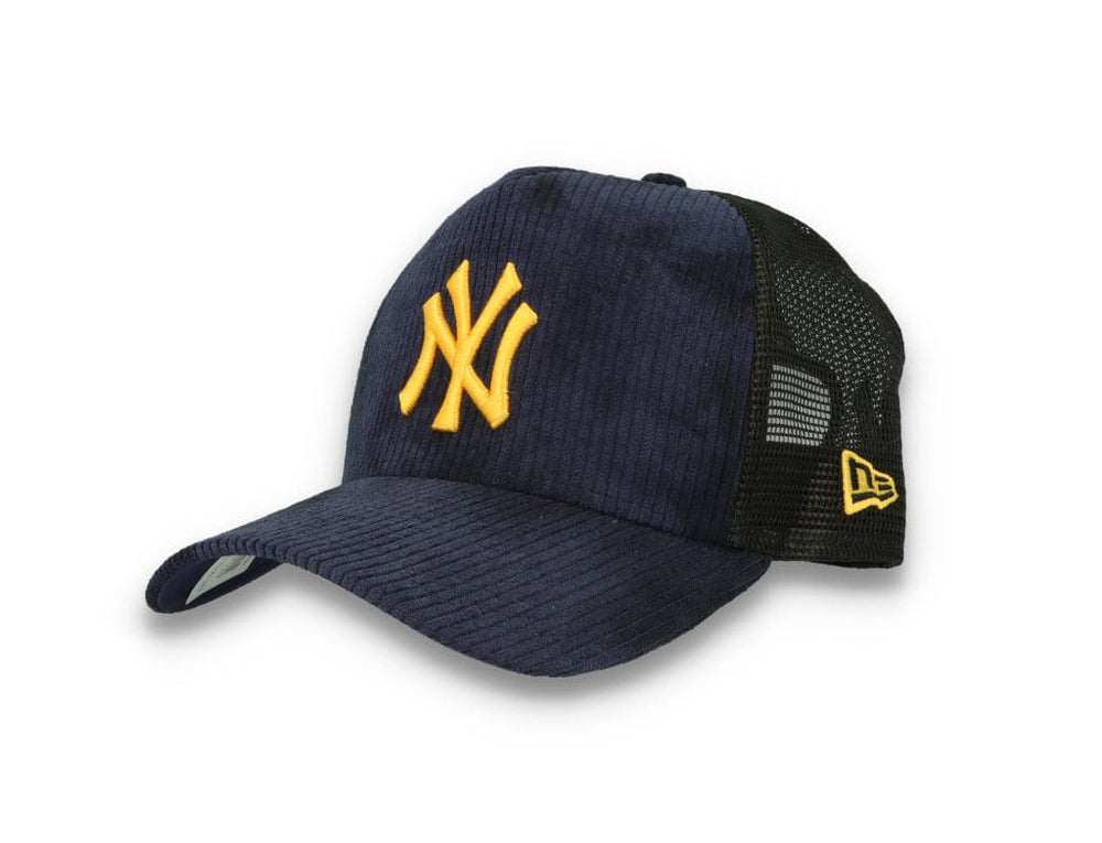 Trucker Cap Tie Dye NY Yankees Navy/Yellow - LOKK