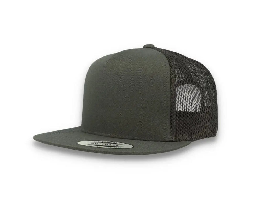 Classic Trucker Cap Dark Grey/Dark Grey - Yupoong 6006 - LOKK