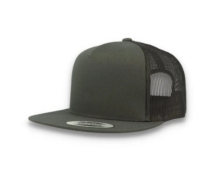 Classic Trucker Cap Dark Grey/Dark Grey - Yupoong 6006 - LOKK
