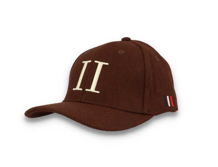 Wool II Baseball Cap Coffee Brown/Ivory - LOKK