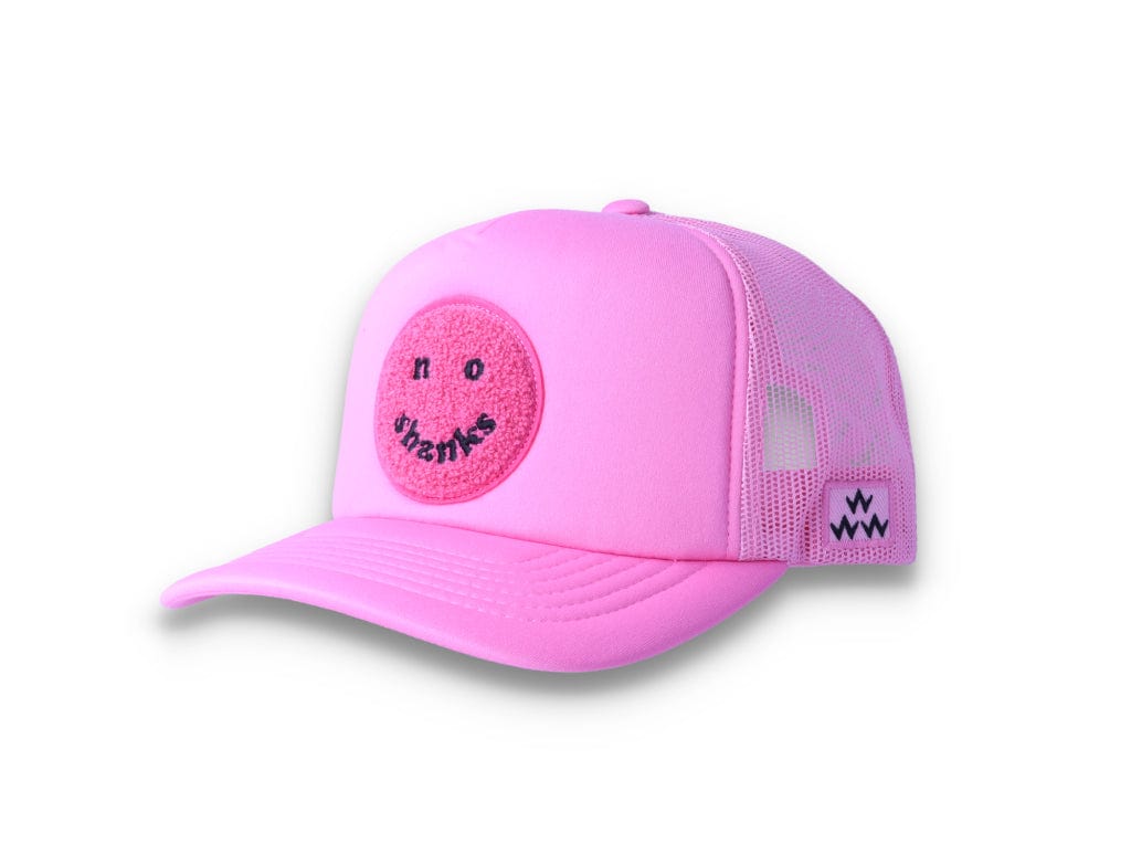 No Shanks Trucker Cap Pink - LOKK