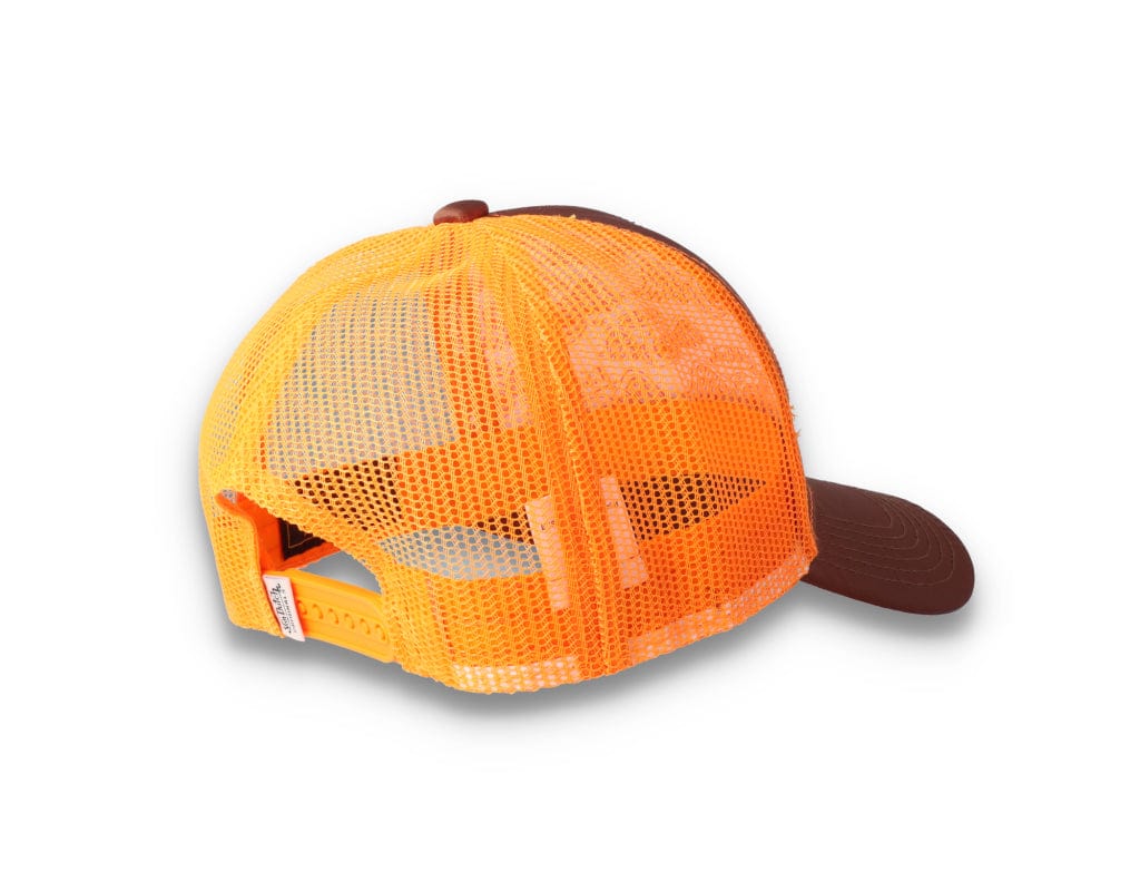 Von Dutch Trucker Cap Satin Brown/Orange - LOKK