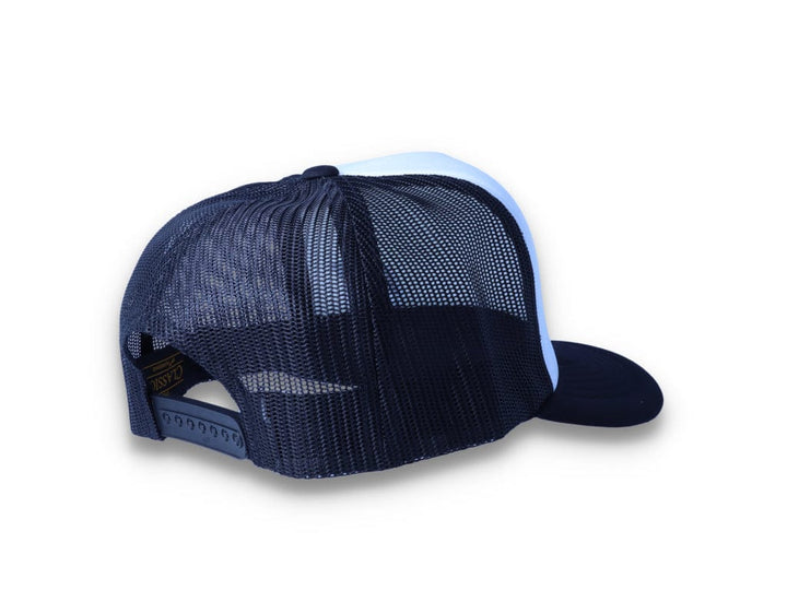 Black/White Trucker Cap Foam Curved Visor 6005FC - Yupoong - LOKK