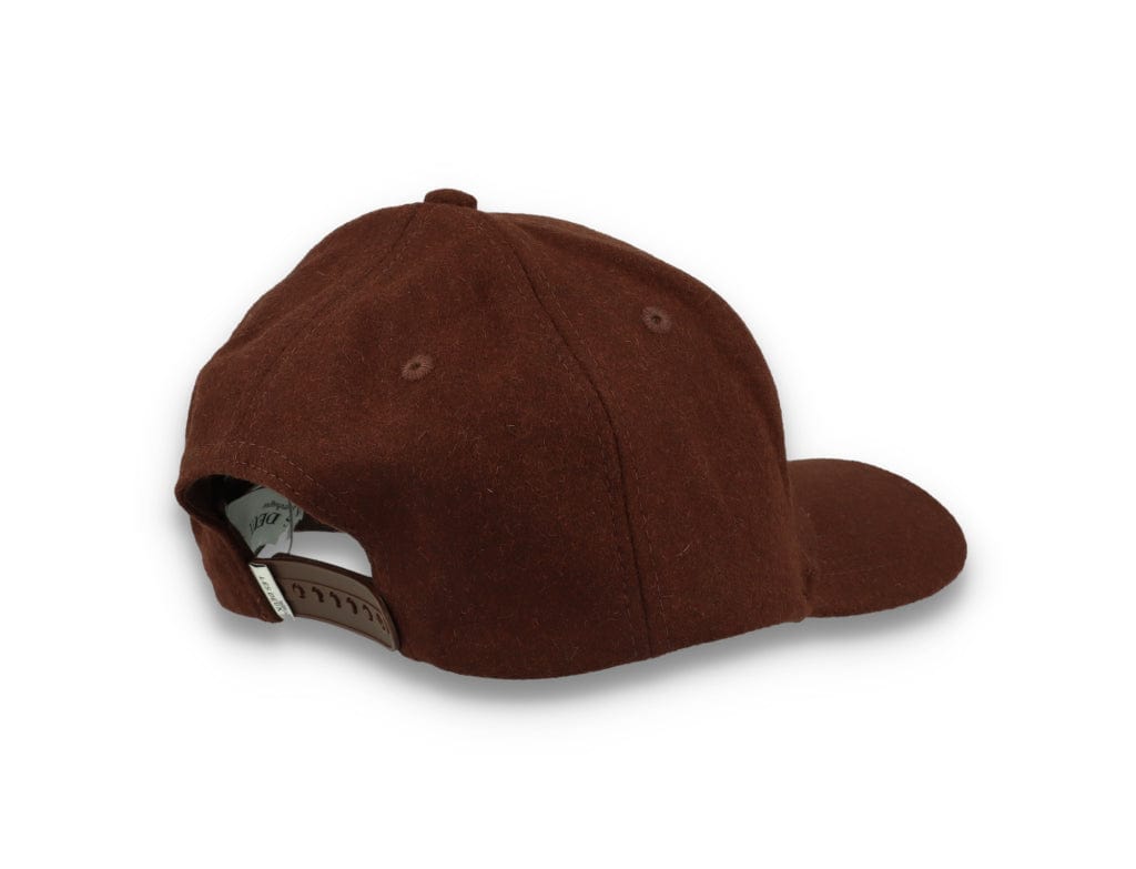 Wool II Baseball Cap Coffee Brown/Ivory - LOKK