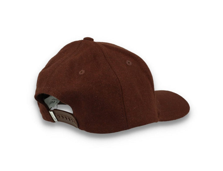 Wool II Baseball Cap Coffee Brown/Ivory - LOKK