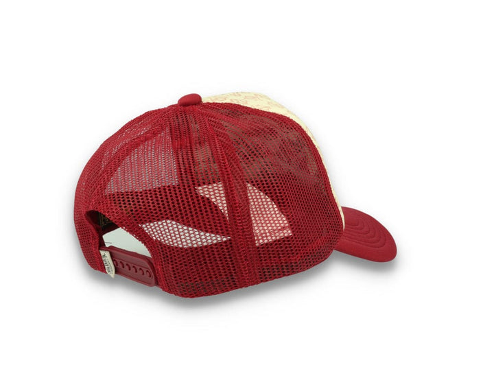 Von Dutch Trucker Cap Tampa Foam All Over Print Red/Blue - LOKK