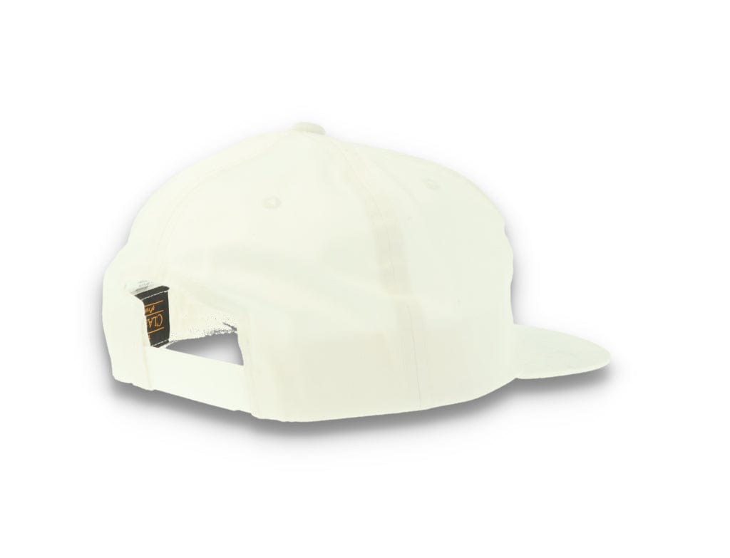 Yupoong 6502 Unstructured 5-Panel Snapback Cap White - LOKK