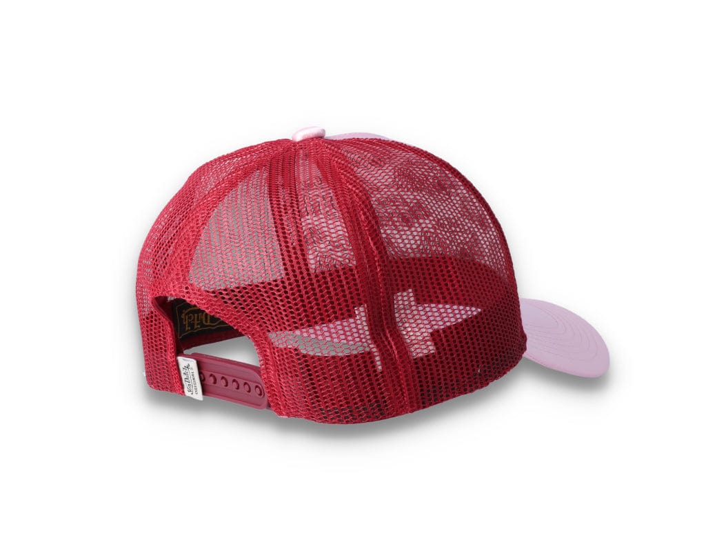 Von Dutch Trucker Cap Satin Pink/Red - LOKK