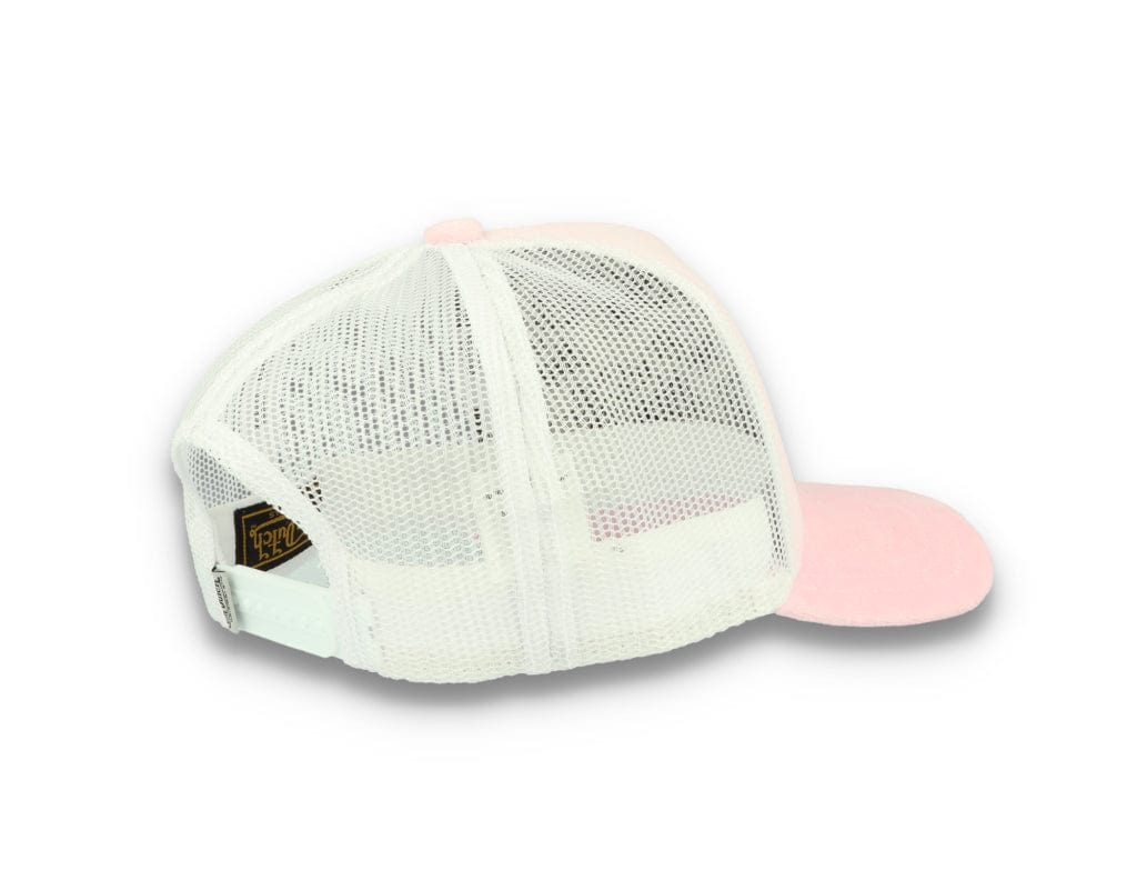 Trucker Cap Von Dutch Miami Velvet Light Pink/White - LOKK