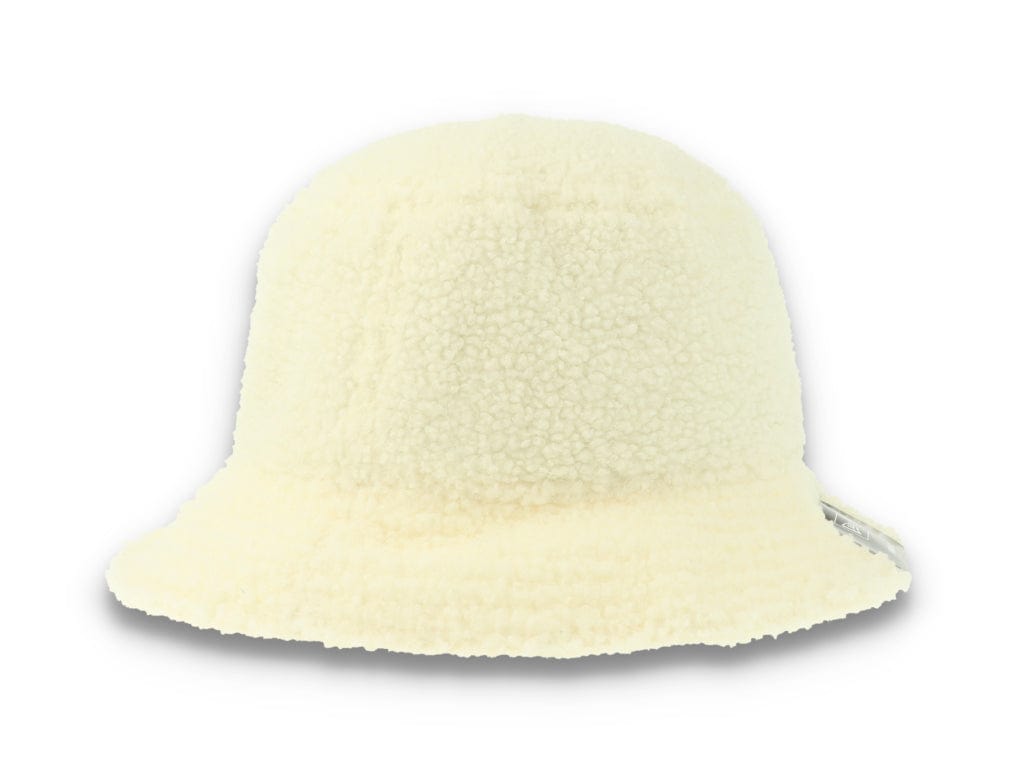 Bucket Hat Womens Borg Off-White - LOKK