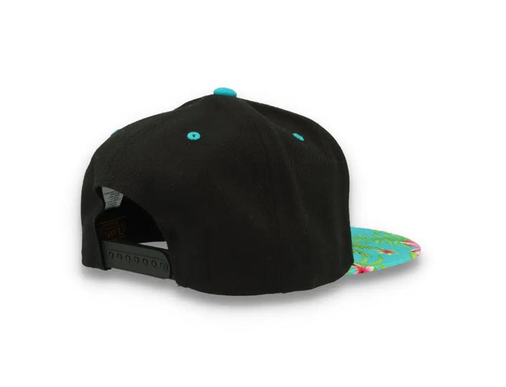 Yupoong Snapback Hawaii 6089HW Black/Aqua - LOKK