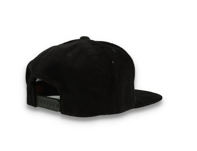 Yupoong 6508 Premium Corduroy Snapback Black
