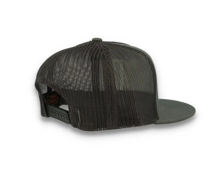 Classic Trucker Cap Dark Grey/Dark Grey - Yupoong 6006 - LOKK