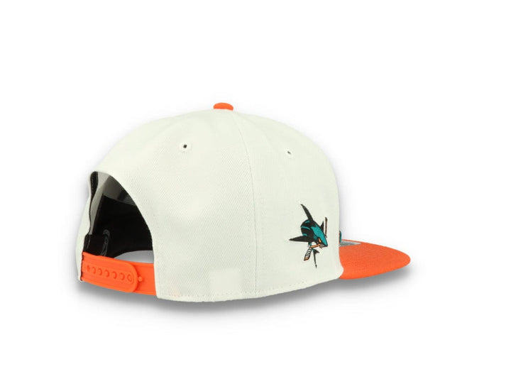 San Jose Sharks NHL Script Side Two Tone 47 Captain White - LOKK