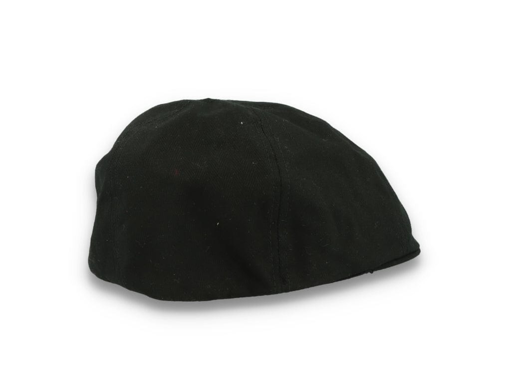 Flexfit Sixpence Black Flat Cap
