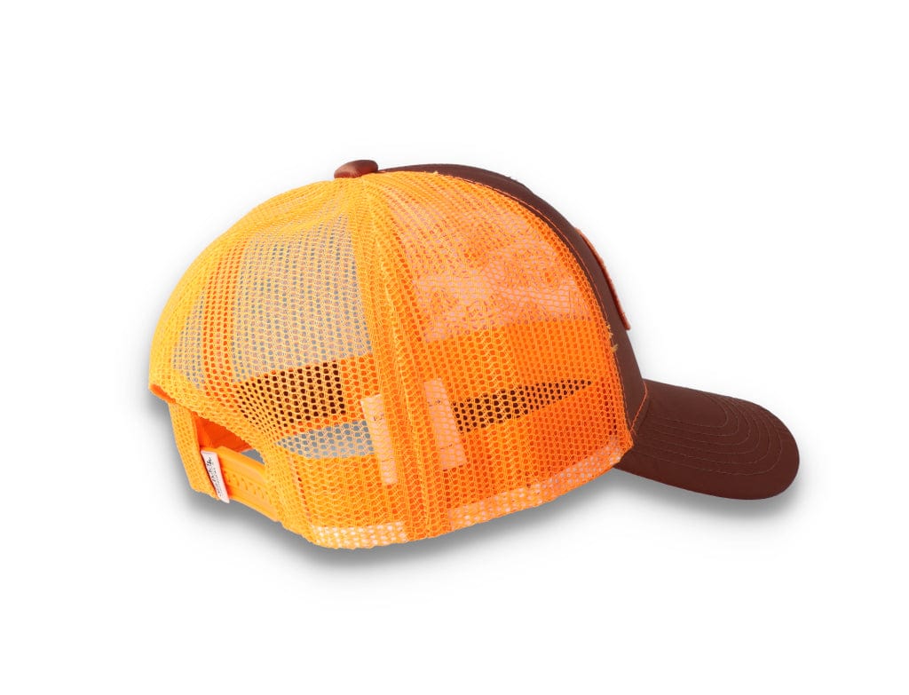 Von Dutch Trucker Cap Satin Brown/Orange