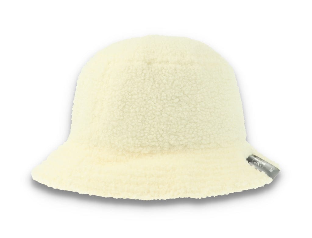 Bucket Hat Womens Borg Off-White - LOKK