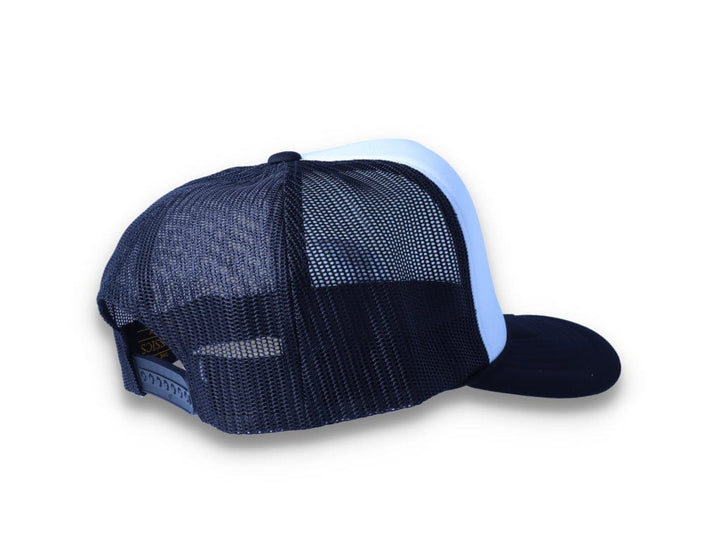 Black/White Trucker Cap Foam Curved Visor 6005FC - Yupoong - LOKK